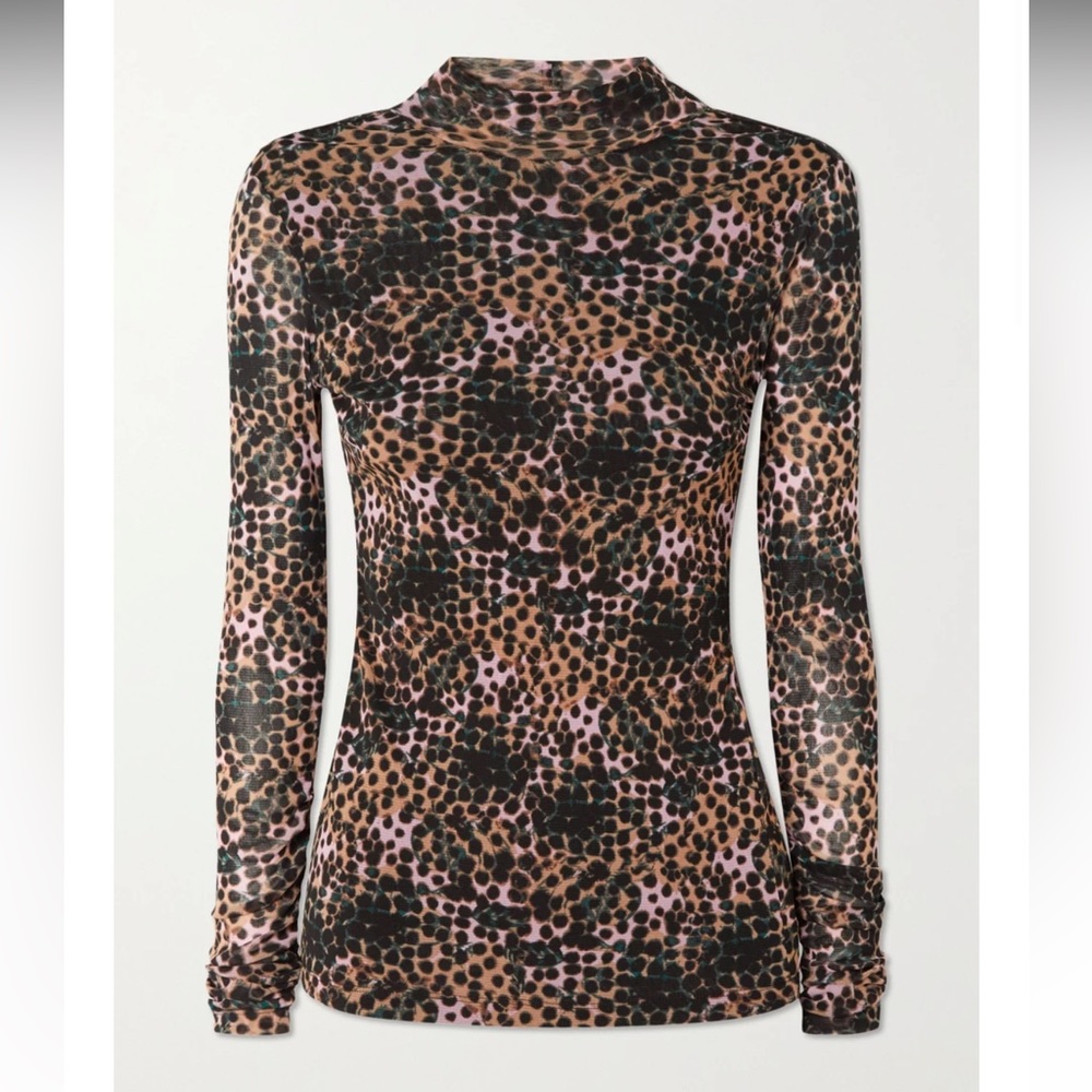 Diane Von Furstenberg mesh fitted long sleeve - unworn fits women’s M/L